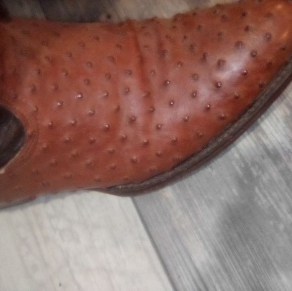 Ostrich leather boots - Picture 2 of 5